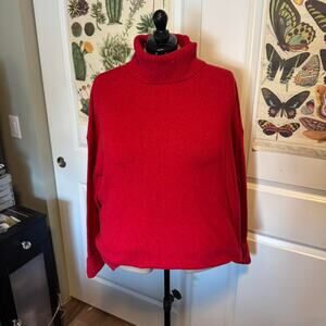 Old navy bright red turtleneck